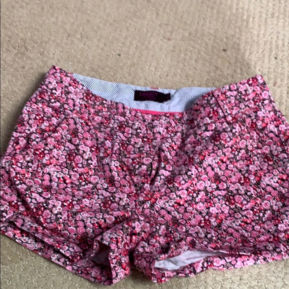 liberty for jcrew chino shorts